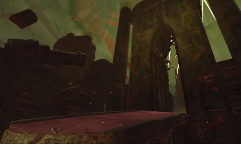 Soulbound Threshold ritual area with its large stone arch